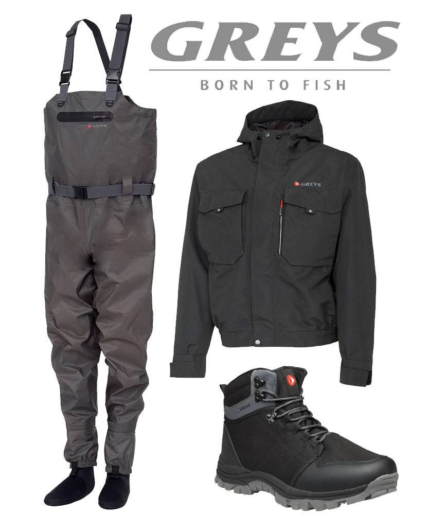 Drypoint Stocking Foot waders, Vadestøvler PROFILSÅL & Vadejakke - PURE BLUE.
