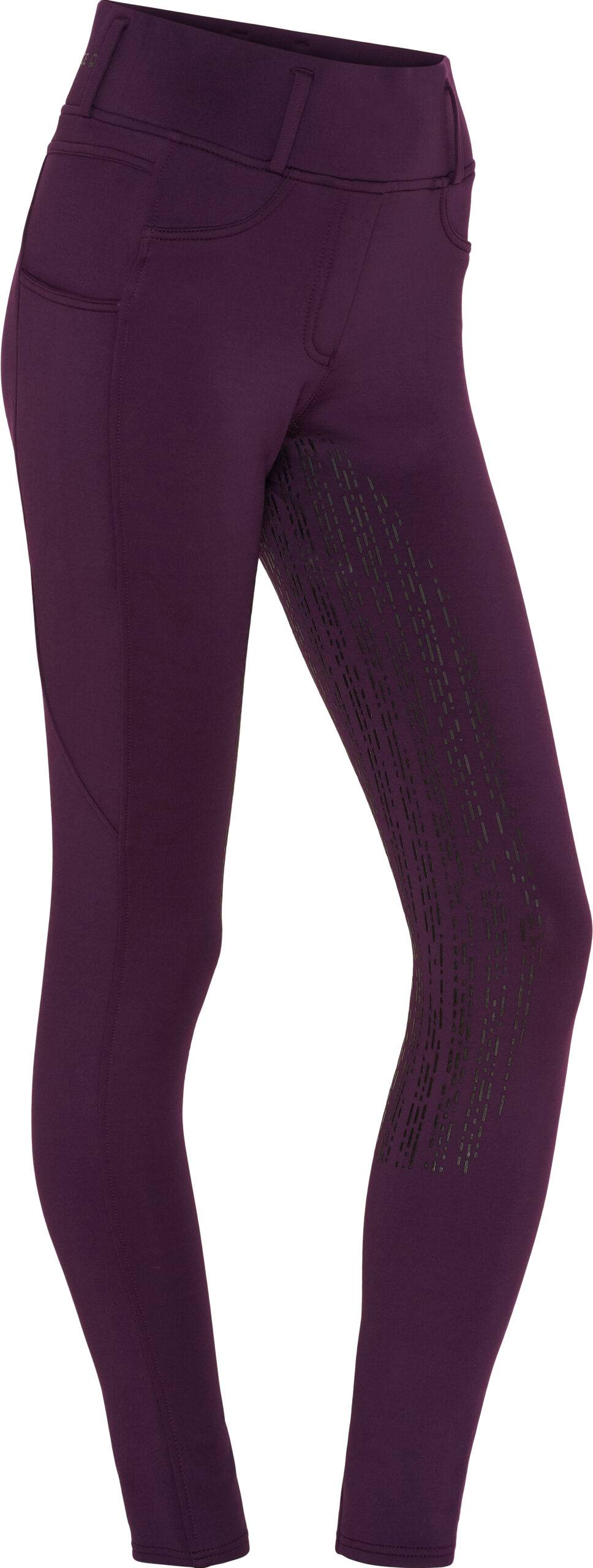 Equipage Shannon ridtights, helskodd grip - Purple Pennant , X-Small