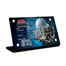 Displayplack i akryl för Lego Death Star Trench Run Diorama 75329 (Lego-set ingår inte)