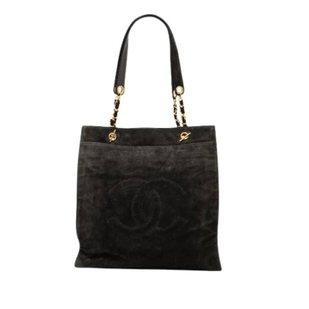 Chanel Vintage Pre-owned Vintage Tote Bag - Vintage - Dame - Sort - ONE SIZE - Læder