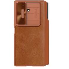 For Samsung Galaxy Z Fold 7 Phone Cases Nillkin Flip Leather Case Luxury Wallet Business Style with Card Slot Phone Bags Back Cover Samsung Galaxy Z Fold 7 svart
