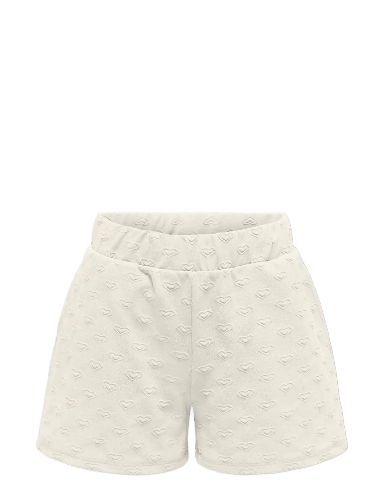 KIDS ONLY Kogsimone Wide Heart Shorts Swt | Cream | 128