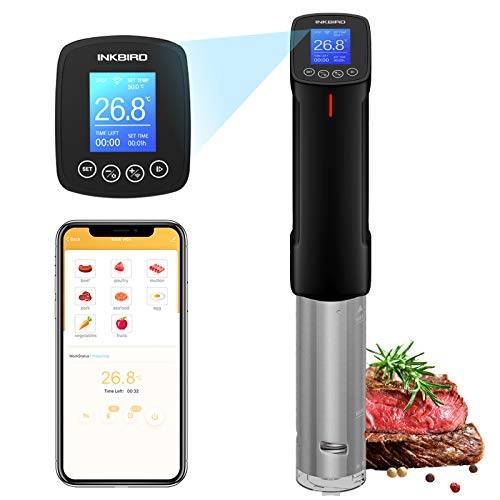 Inkbird Sous Vide Stick Precisionskokare •1 000 W •360° Cirkulation •0°C. -99°C. Temperaturområde (± 0,1 °C)