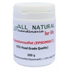 All Natural Scandinavia Magnesiumsulfat-Epsomsalt 200 g