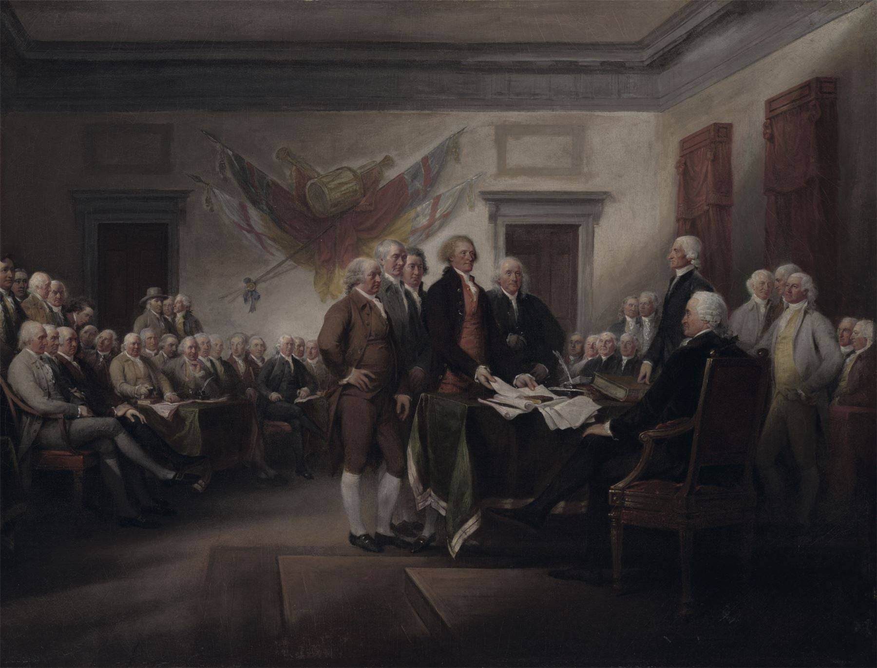 Declaration of Independence - John Trumbull 1000 or 500 Piece Jigsaw Puzzle - 1000