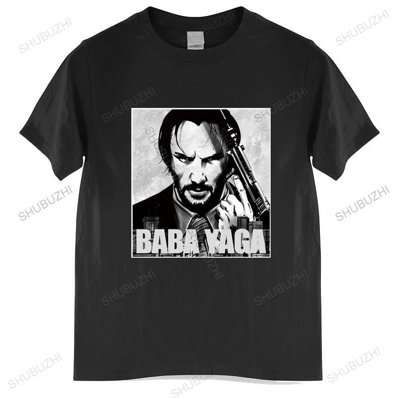 märkes t-shirt herr John Wick 3 Baba Yaga Svart T-shirt Storlek S-3XL herr bomulls t-shirt sommar unisex t-shirt tonåringar coola toppar cm flerfärgad