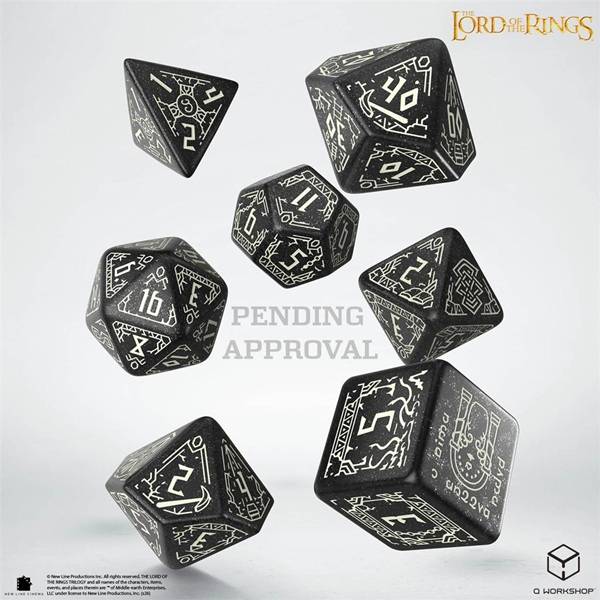 Dice - Terningesæt - 7 terninger - The Lord of the Rings: Moria