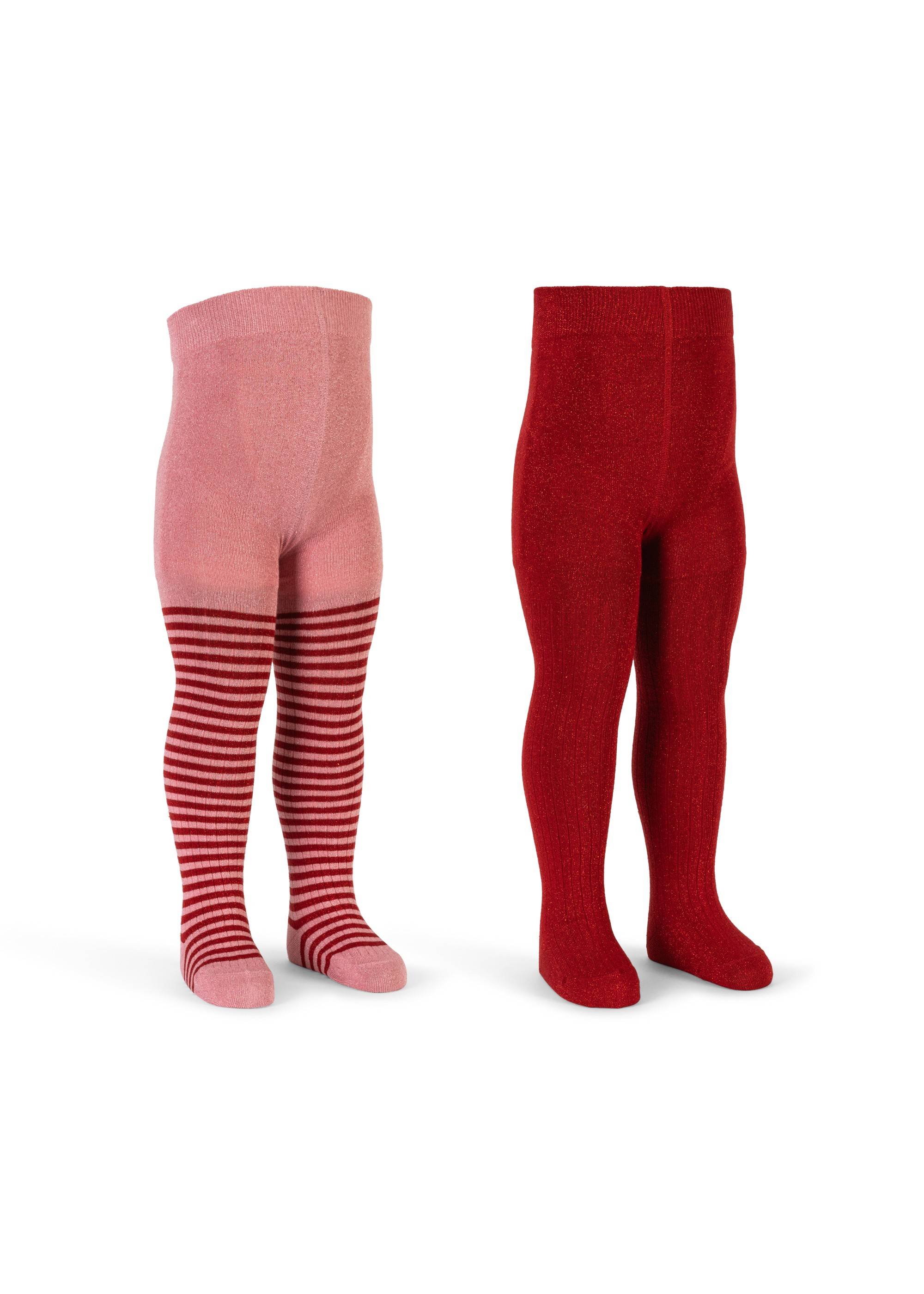 Konges Sløjd 2 Pack Glitter Tights Stl. 68/74 unisex - Strumpbyxor Från Magasin - P25152 (68/74)