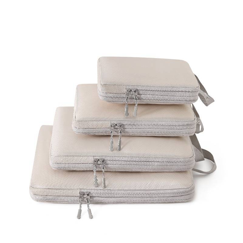 4PCS/Set Compressible Packing Travel Storage Bag Cubes Waterproof Suitcase Portable With Handbag Luggage Organizer