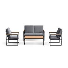Serena Soffgrupp Utomhus 4-sits - Antracit Loungeset & loungegrupp Comfort Garden