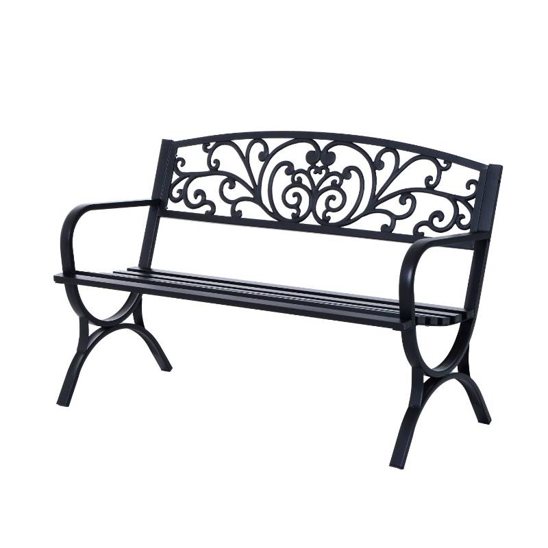 trädgårdsbänk 2-sits 127x60x85 cm