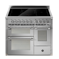 Steel  Ascot  Spis  Induktion  3 induktionszoner + flex-induktion  100 cm  3 ugnar