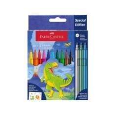 Faber-Castell 554214, 13 färger, Multifärg, Multifärg, Rund, Vattenbaserat bläck, 13 styck