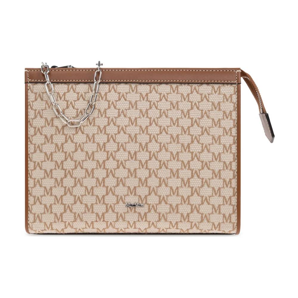 Max Mara Taske Mmtrousses - Tasker - Dame - Beige - ONE SIZE - Bomuld
