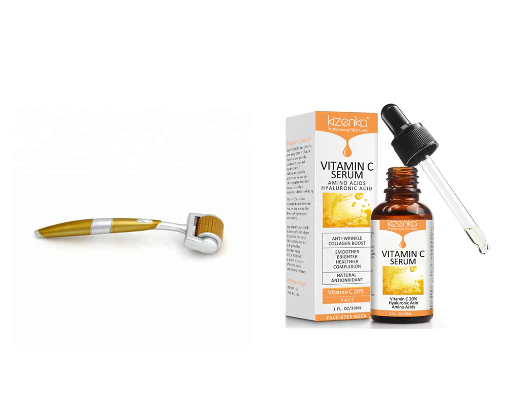 Dermaroller + Vitamin C serum från Neutriherbs - 1 mm