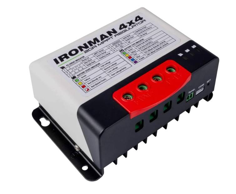 lade regulator til solpanel fra Ironman4x4.