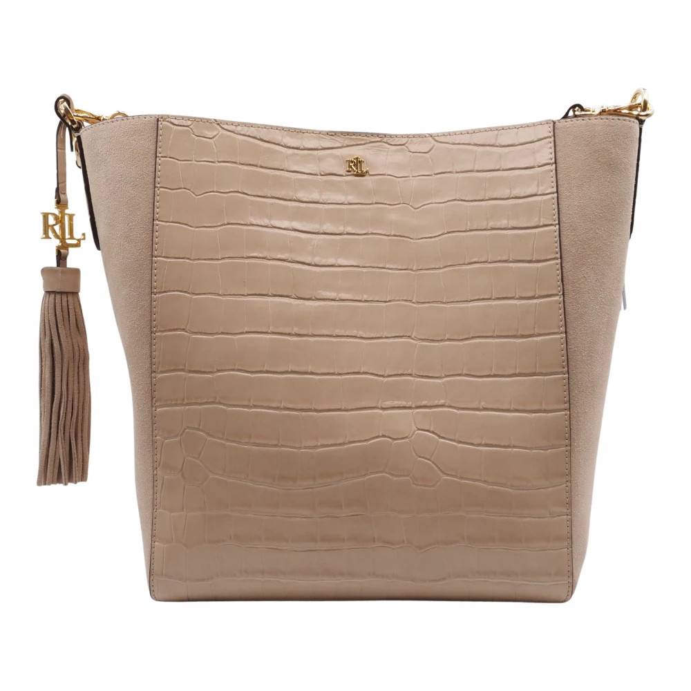 Ralph Lauren Lauren skuldertaske Adley - U- PAR - Tasker - Dame - Brun - ONE SIZE - Uld