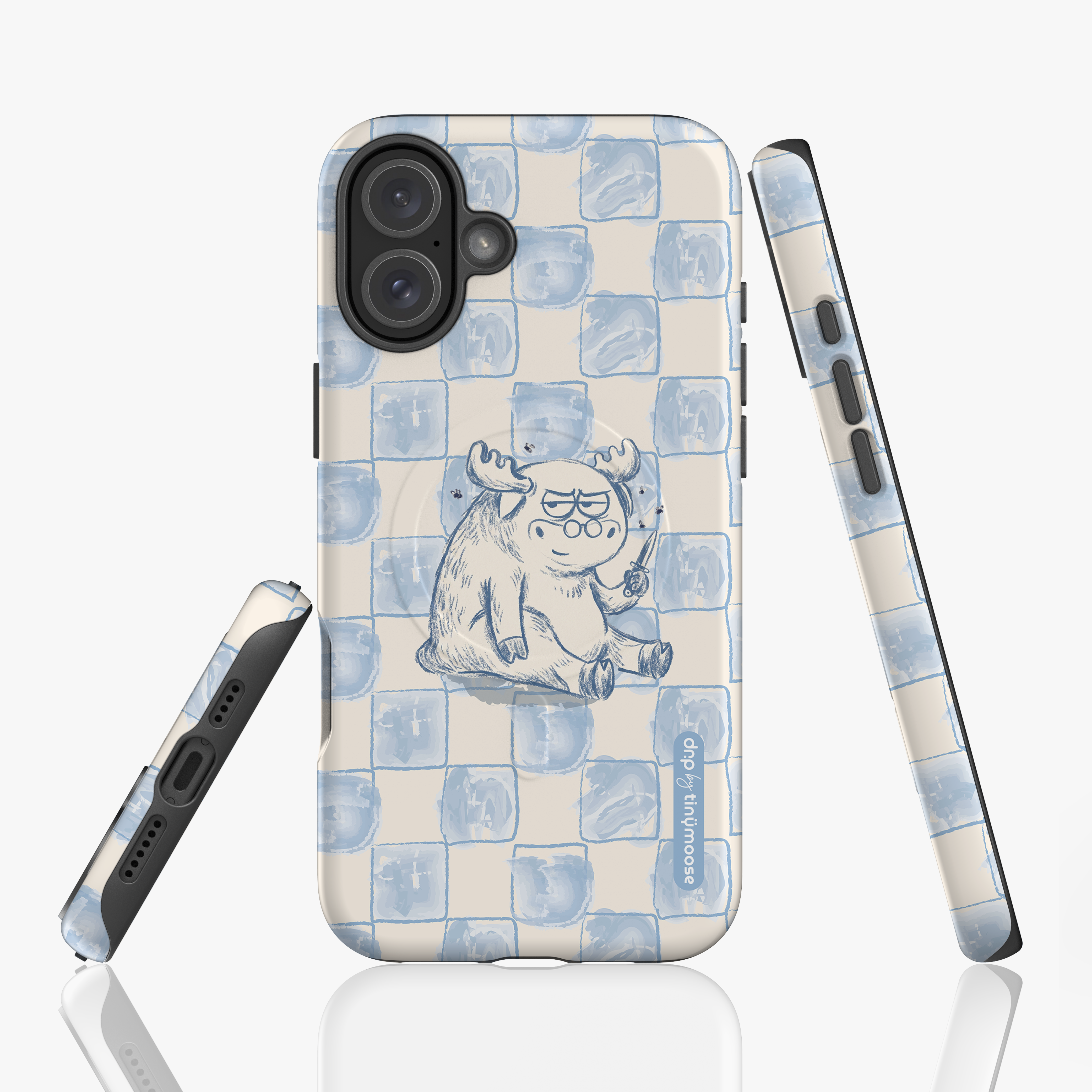 Grumpy Moose Glossy MagSafe Tough Case for iPhone - iPhone 16 Plus / Gloss