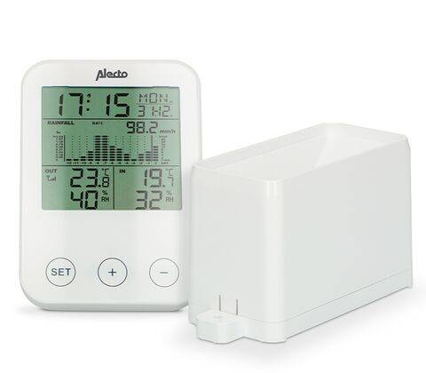 Alecto WS-1200 Vejrstation med trådløs regn- og fugtighedsmåler