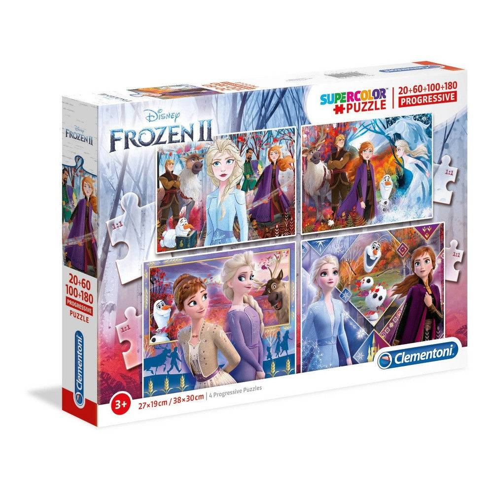 Clementoni Supercolor Frozen 2 Puzzle 4 pezzi — Puzzle