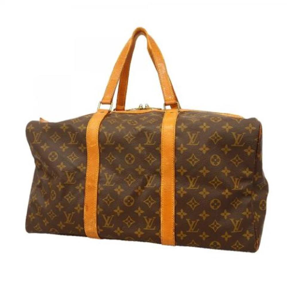 Louis Vuitton Vintage Pre-owned Sac Souple 45 Boston Bag - Vintage - Dame - Brun - ONE SIZE - Læder