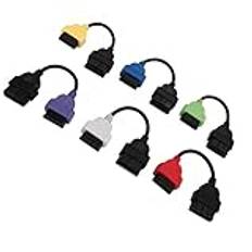 För MultiECUScan Adapter Kabel, 6 St För MultiECUScan Adapter Kabel OBD2 Diagnostisk ECU Scan Tool Kabel Byte För