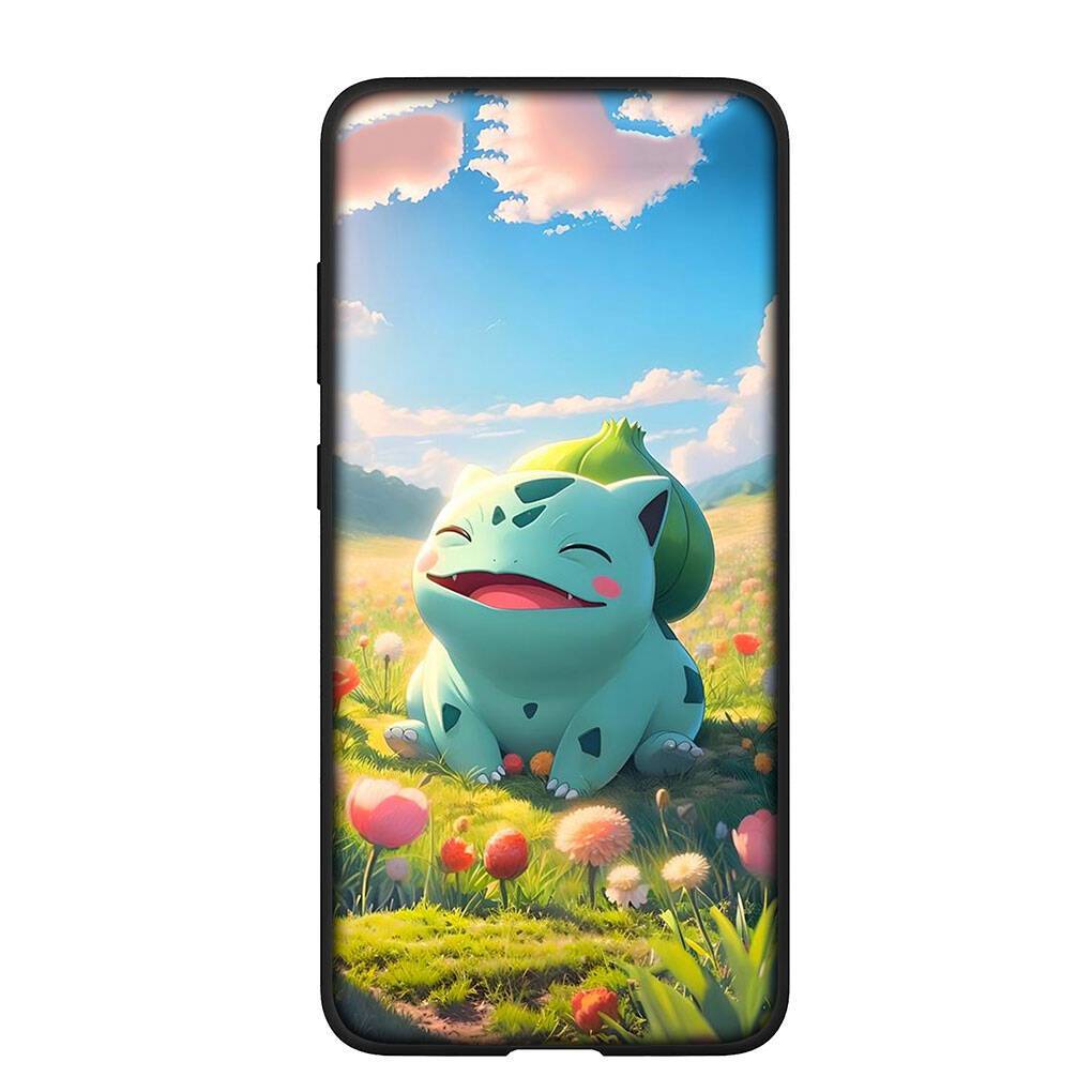 Mobilskal för iPhone 17 16 15 Plus Xiaomi Poco F8 F7 X7 X6 M8 C85 C75 Redmi Note 14 12 11 13 Pro Max A4 14C 13C 15C Squirtle Pokemon GO Pikachu Skydd for Redmi 9T ecru