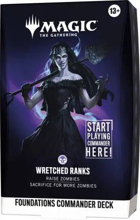 Magic The Gathering Foundations Starter Commander Deck - Wretched Ranks