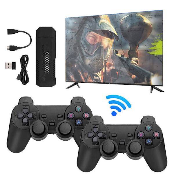 X2 Plus Game Stick Wireless Controller Retro Game Console 40000+Games 128GB