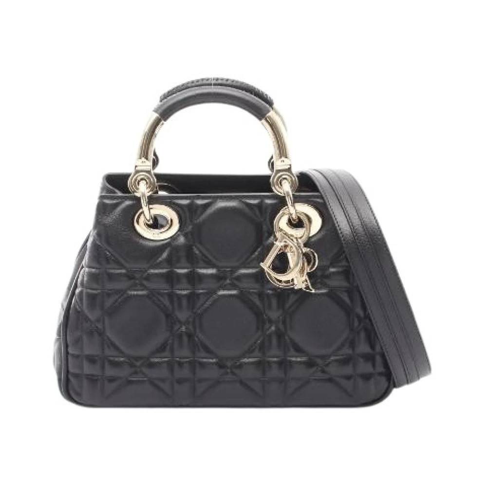Dior Vintage - Pre-owned Lady 95.22 Läder 2way Handväska Vintage - Dam - ONE Size - Läder