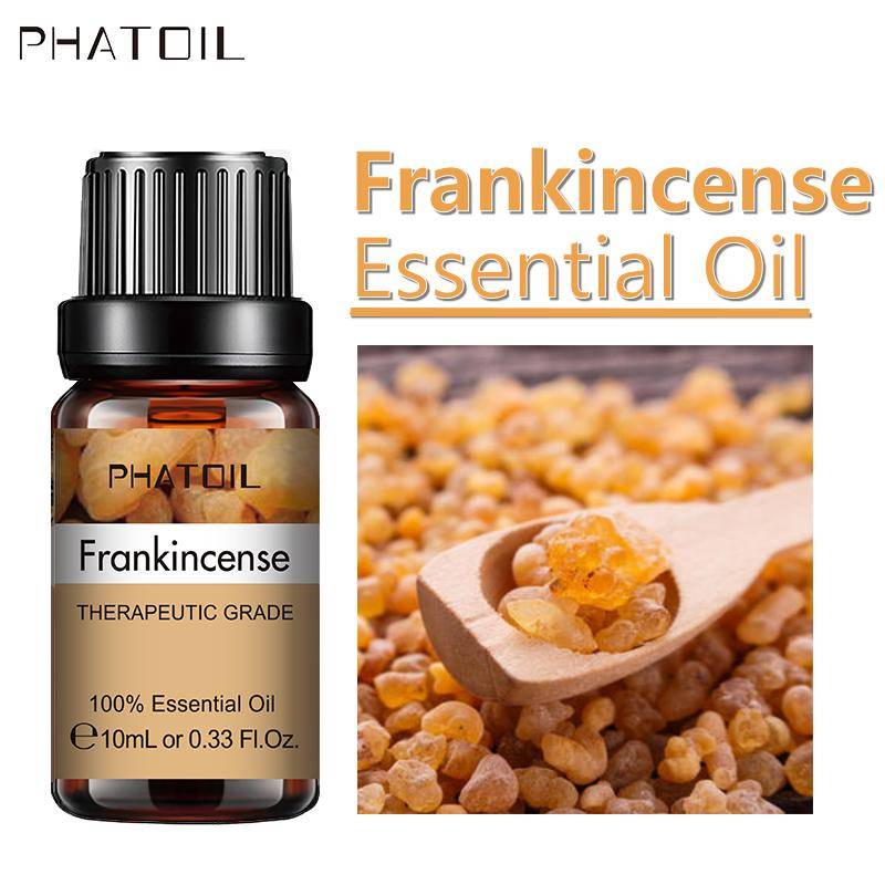 PHATOIL 5ml/10ml/15ml/30ml/100ml Frankincense Ren eterisk olja för bad Luftfräschare Aromaterapi Spa Kroppsmassage Boost immunitet
