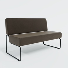 Soffa Play - Modul 130 cm, Tyg Nevotex Eros Trend 6 - Mörkbrun