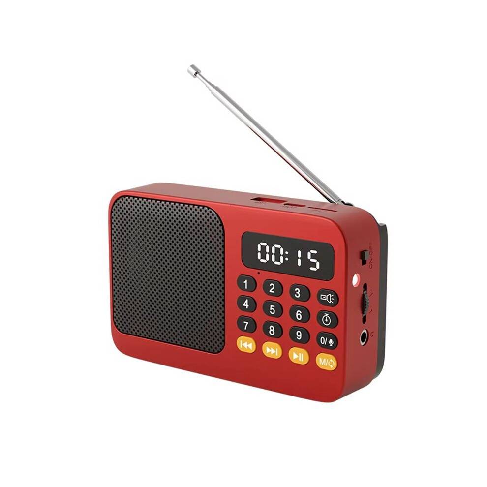 FM Radio DAB Radio Portable Small Emergency Recargable Ham Sound Box Vintage Music Speaker Mp3 Player D.