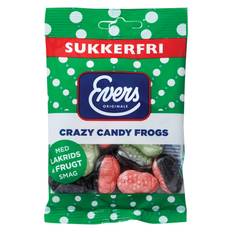 Evers Crazy Candy Frogs sukkerfri 70g