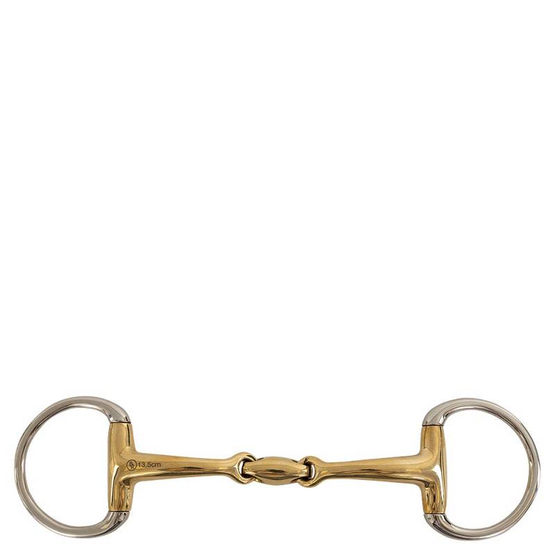 BR Double Jointed Eggbutt Snaffle Soft Contact Magic System 14mm - 14,5 cm