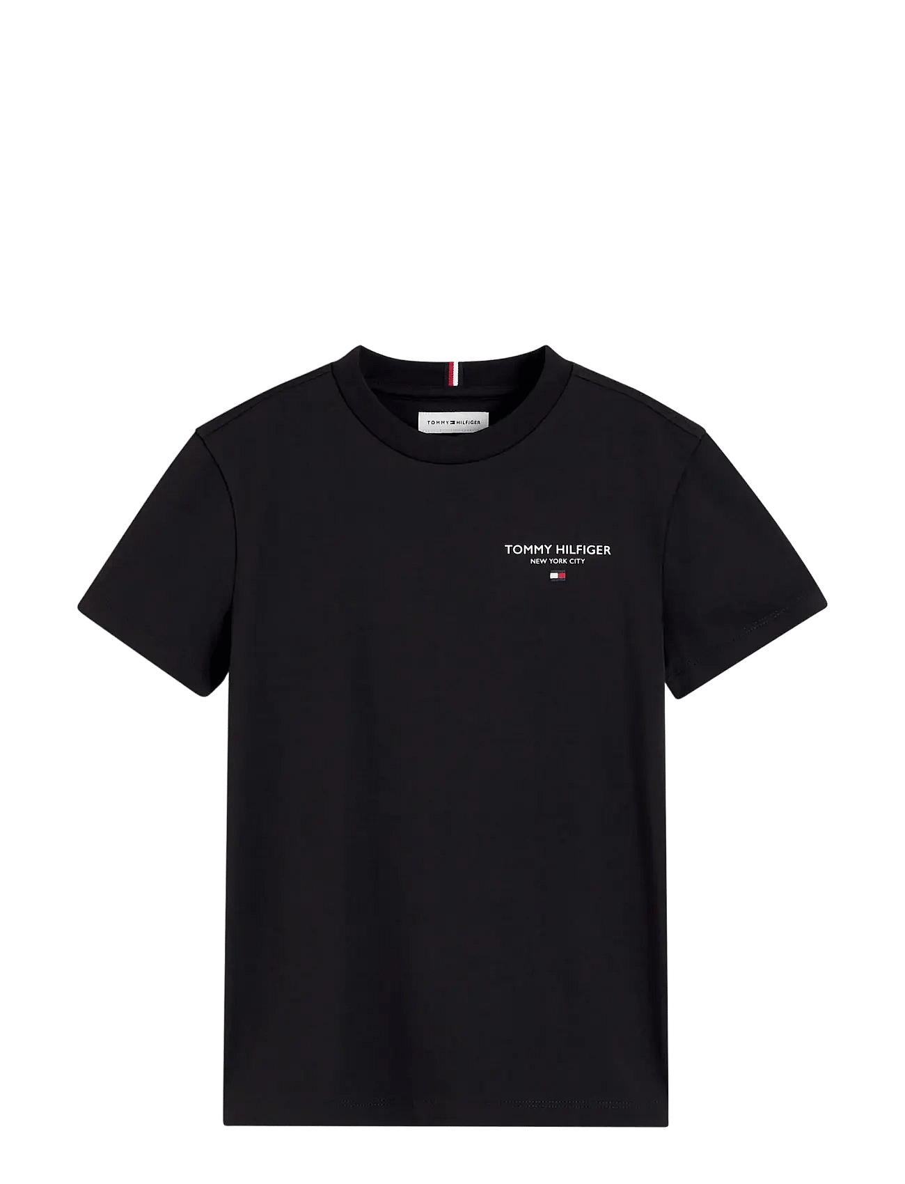 Tommy Hilfiger Essential Logo Tee Ss - Black - 176