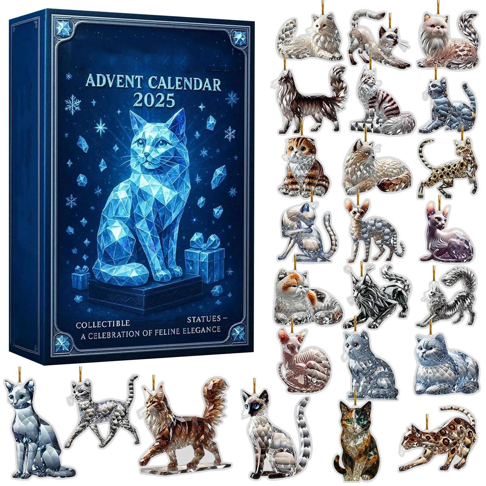 Adventskalender Innehåller 24 Gåvor, Söta Figurer Docka Adventskalender, Nedräkningskalender Med Överraskningsleksaker, Samlarfigurer Gåva Till Barn c