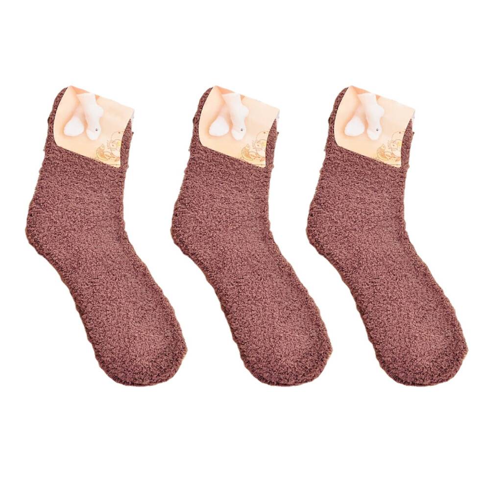 Dame fuzzy crew sokker varme plys vintersokker