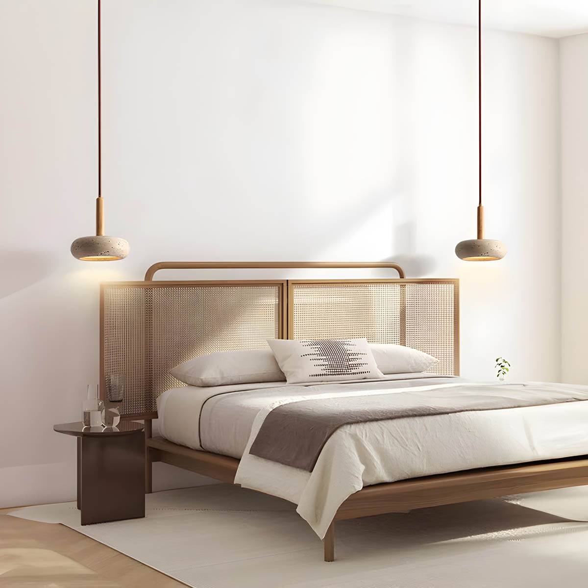 GlowStone Taklampa - Naturlig Travertin LED Hänglampa