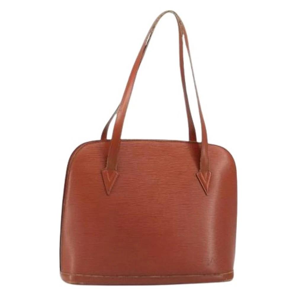 Louis Vuitton Vintage Pre-owned Vintage Epi Skuldertaske - Vintage - Dame - Brun - ONE SIZE - Uld