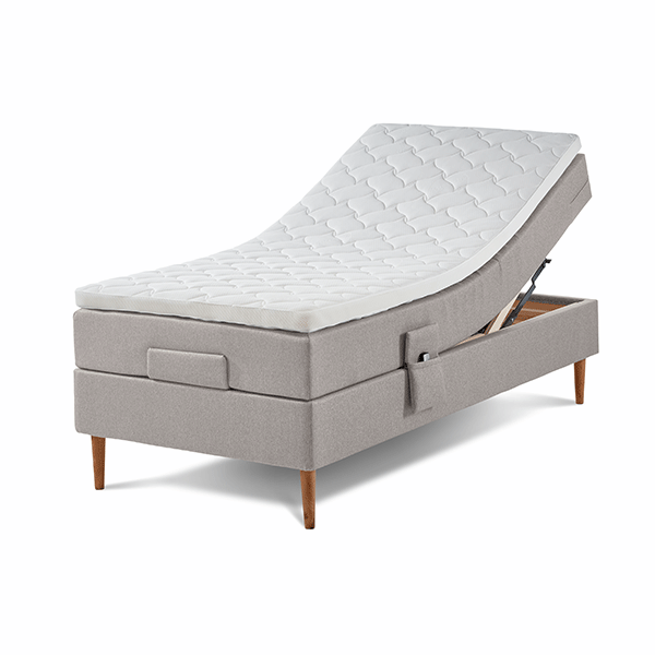 Lama Family elevationsseng 90 x 200 cm - Lys sand