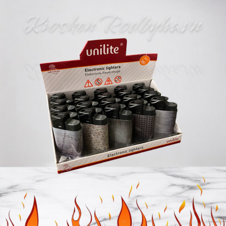 UNILITE Elektronisk Lighter "Steel"