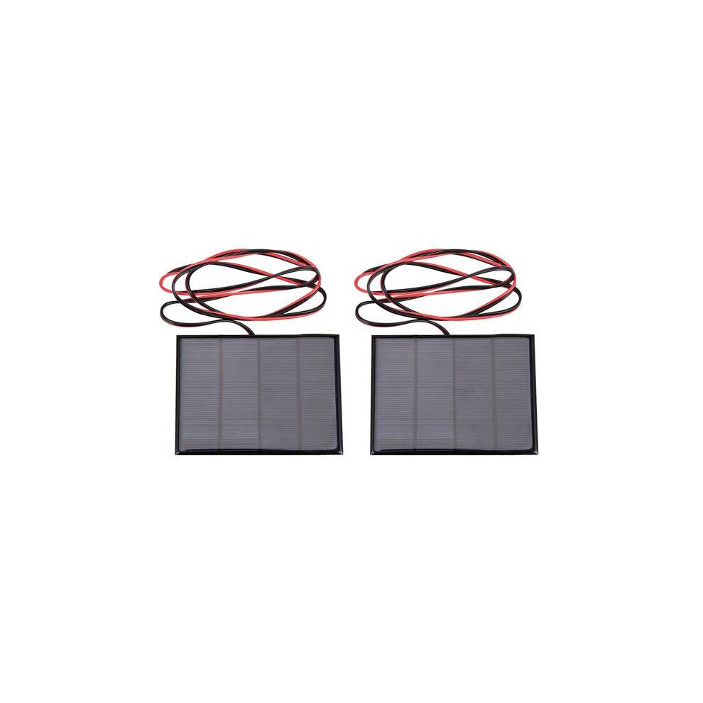 2X 1.5W 12V Solar Panel Small Cell Module Charger with 1M Wire