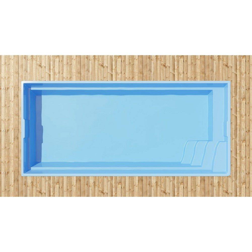 Fjordpool Glasfiberpool Saltö - 7x3x1.35m
