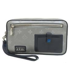 Louis Vuitton Vintage, Pre-owned, Dame, Grå, ONE SIZE, Pre-owned Solv clutches
