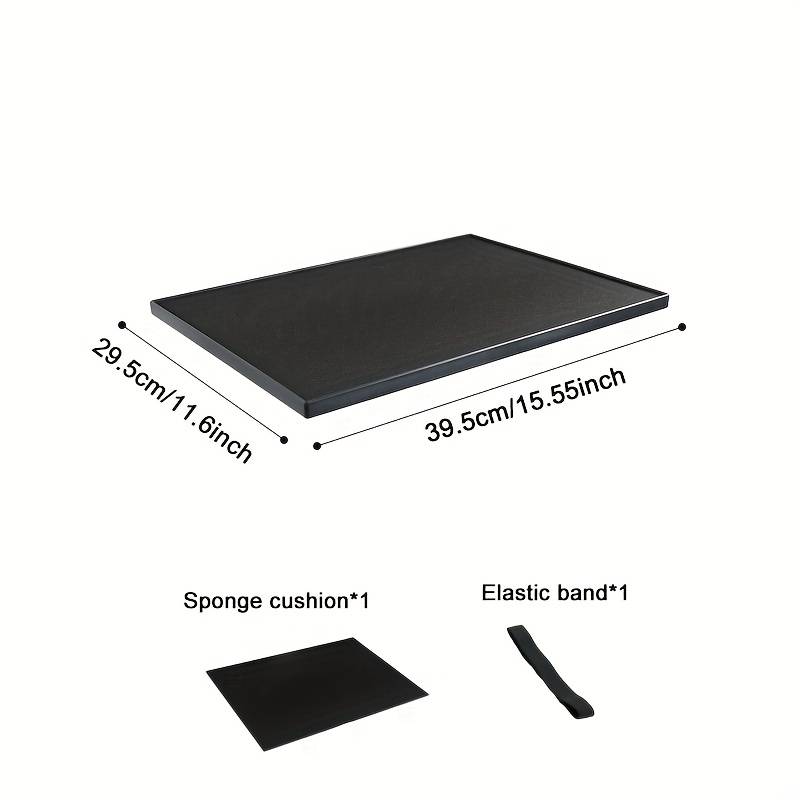Projector Tray - Large Black Abs Plastic Tray For Laptop And Projector Mount, Compatible With 1/4" Mounting Interface, Suitable For Home And Office Use