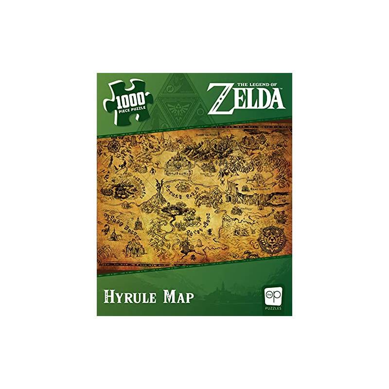 USAopoly PZ005-690 Zelda Hyrule Karte Puzzle 1000 Teile