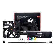 Noctua chromax NF-A12x15 PWM.black.swap Fan 1-pack Sort 120 mm