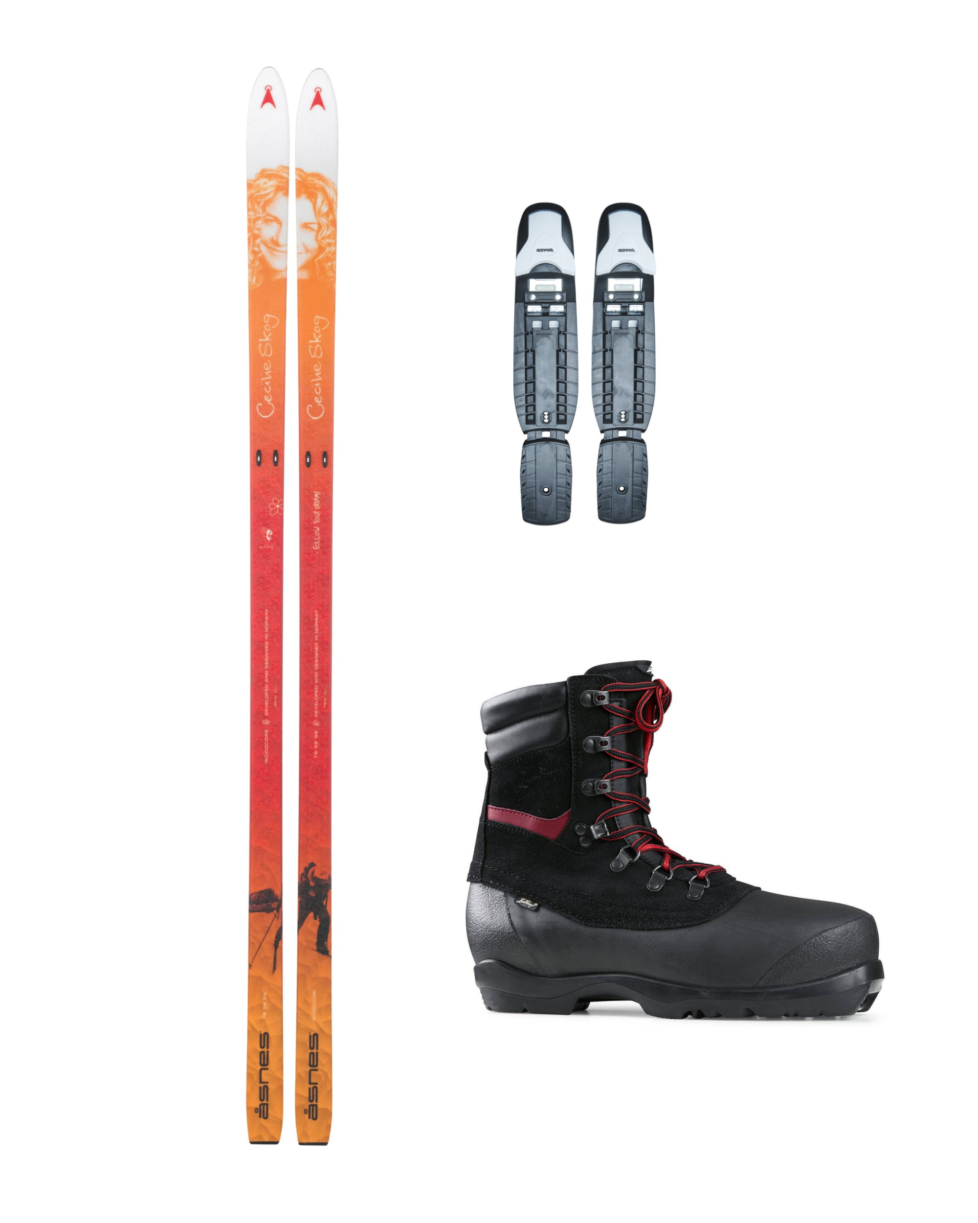 Åsnes Paket – CECILIE BC SKI WL/FL med BC bindning och Pjäxor