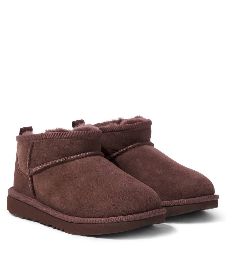 UGG Kids Botas Classic Ultra Mini de ante - marrón - EU 31